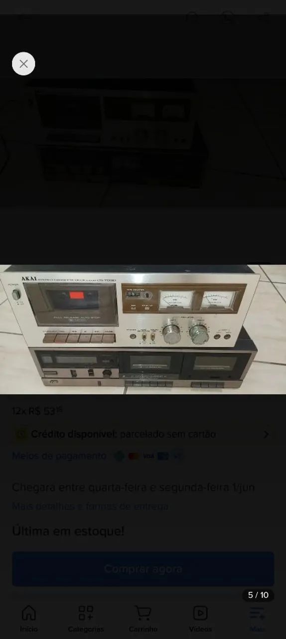Tape deck Akai cs-703-d e JVC  - Foto 2