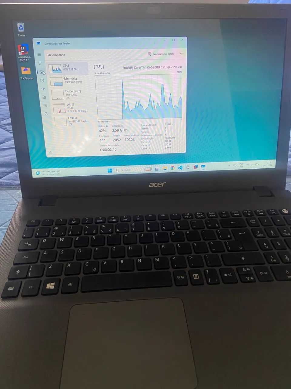 Notebook Acer E5-573