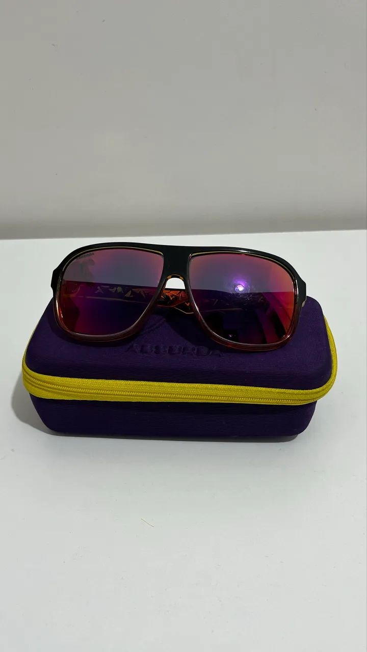 Óculos Absurda Calixtin preto multicolor  - Foto 5