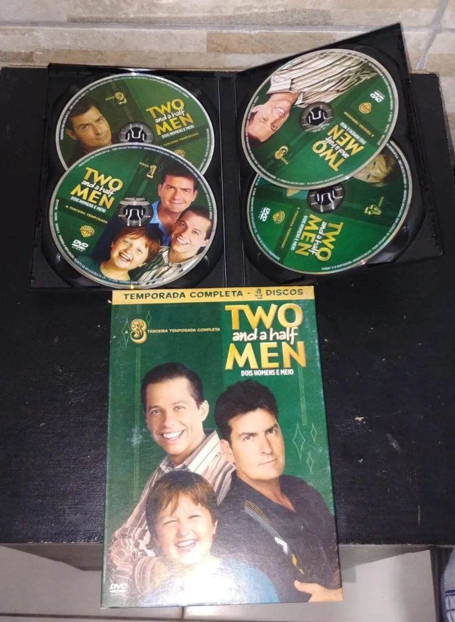 COLEÇÃO COMPLETA ? TWO AND A HALF MEN  - Foto 3