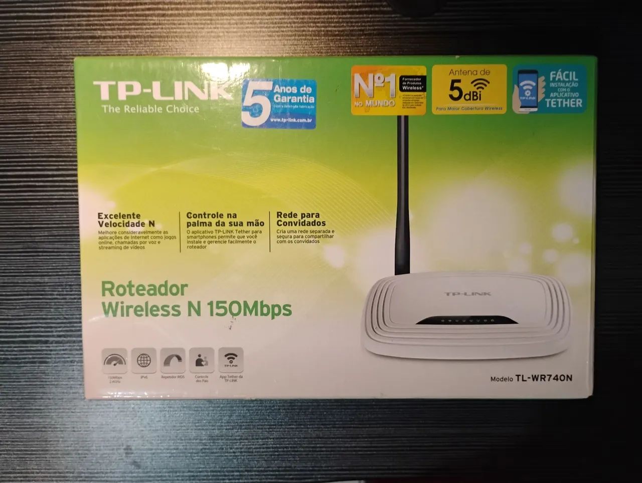 Roteador TP-LINK usado 150mbps