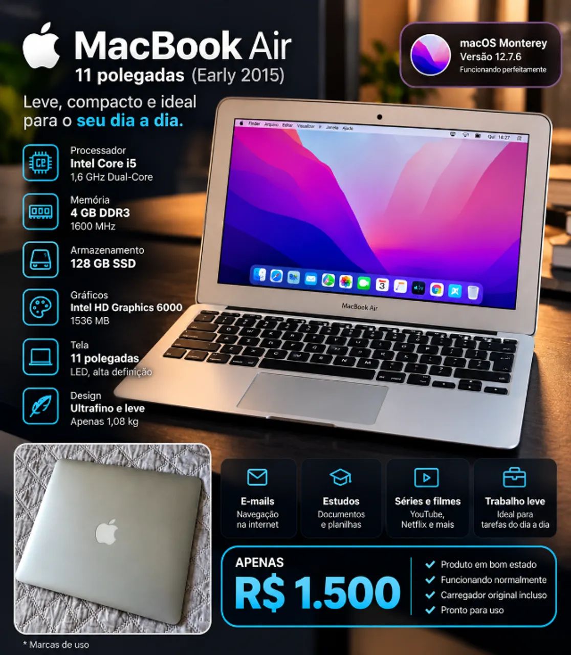 MacBook Air 11" (Early 2015)