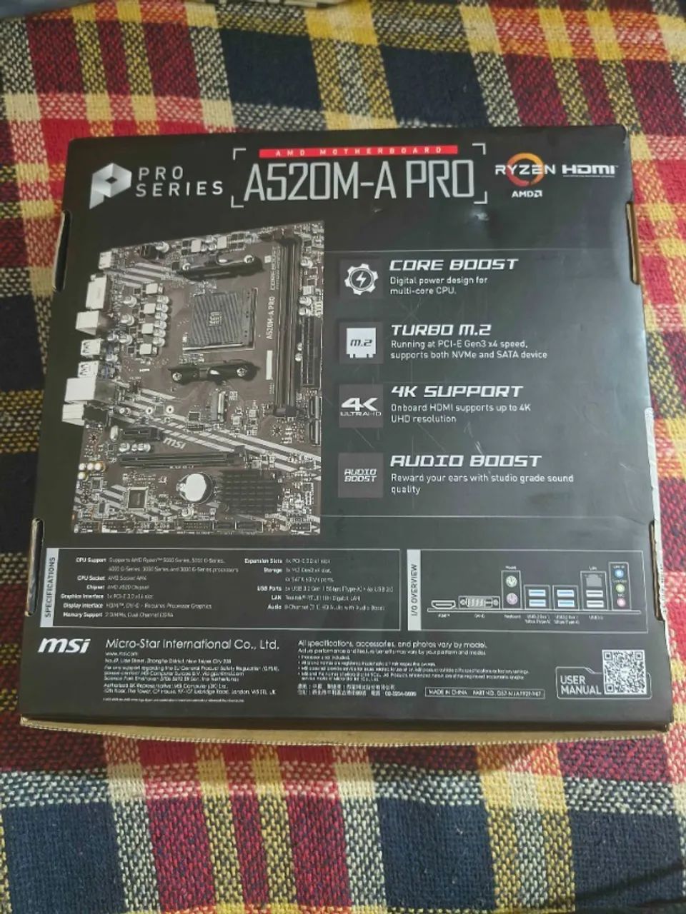 Placa Mae Msi A520M A Pro - Foto 3