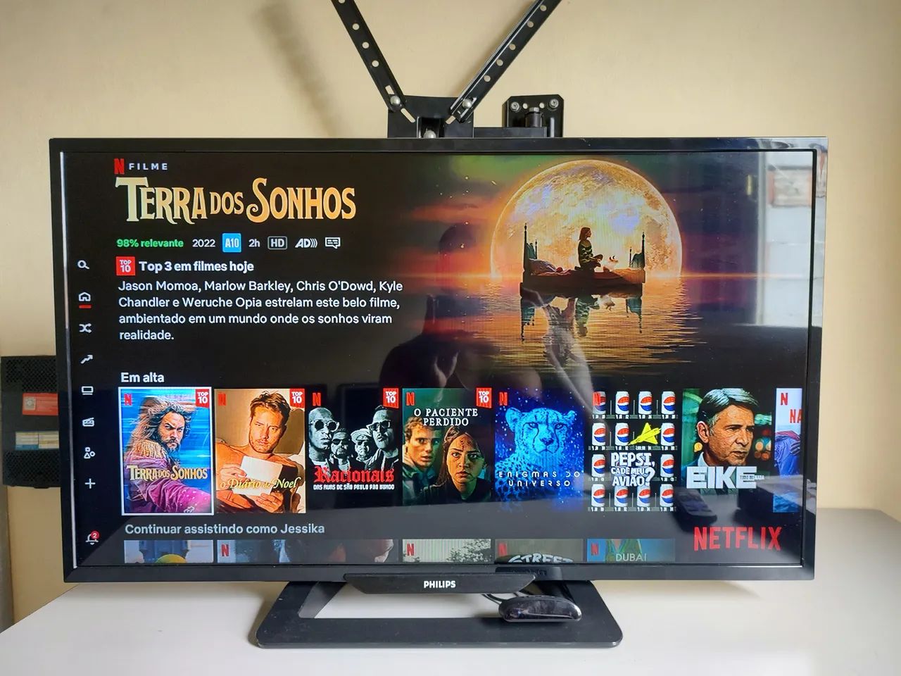 TV LED PHILIPS 32 POLEGADAS - NÃO É SMART!!  - Foto 3