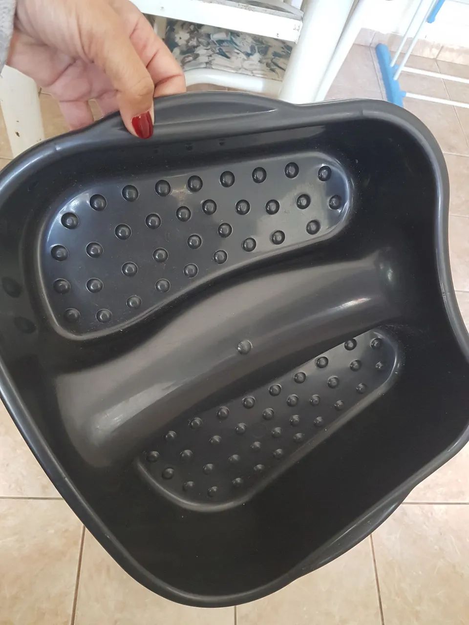 Bacia pedicure ou escalda pés