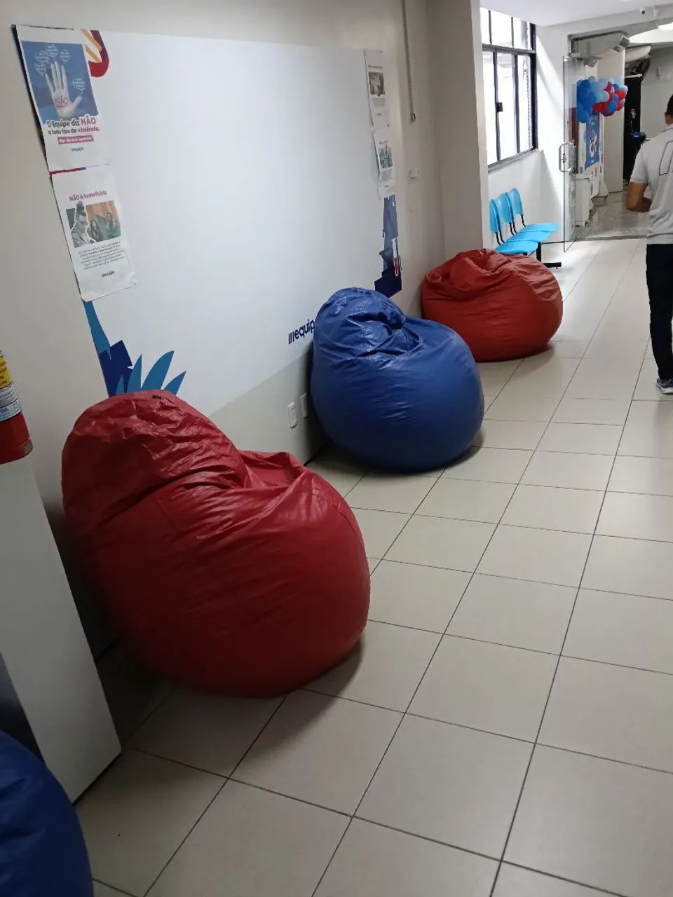 Puffs pera saco diversas cores - Foto 3