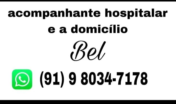Acompanhante hospitalar e adomicilio 