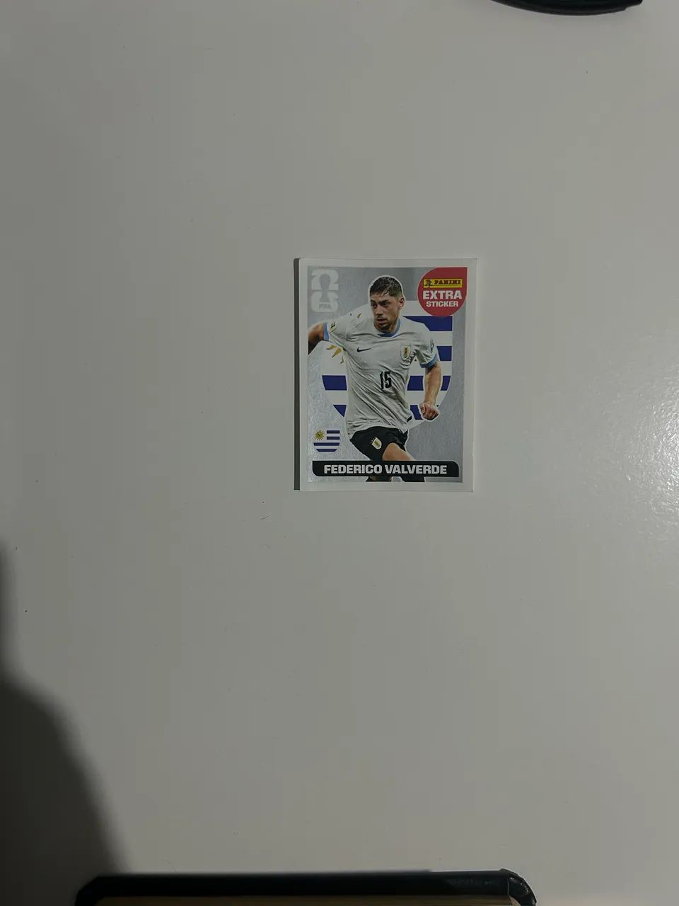 Extra sticker Frederico valverde prata 