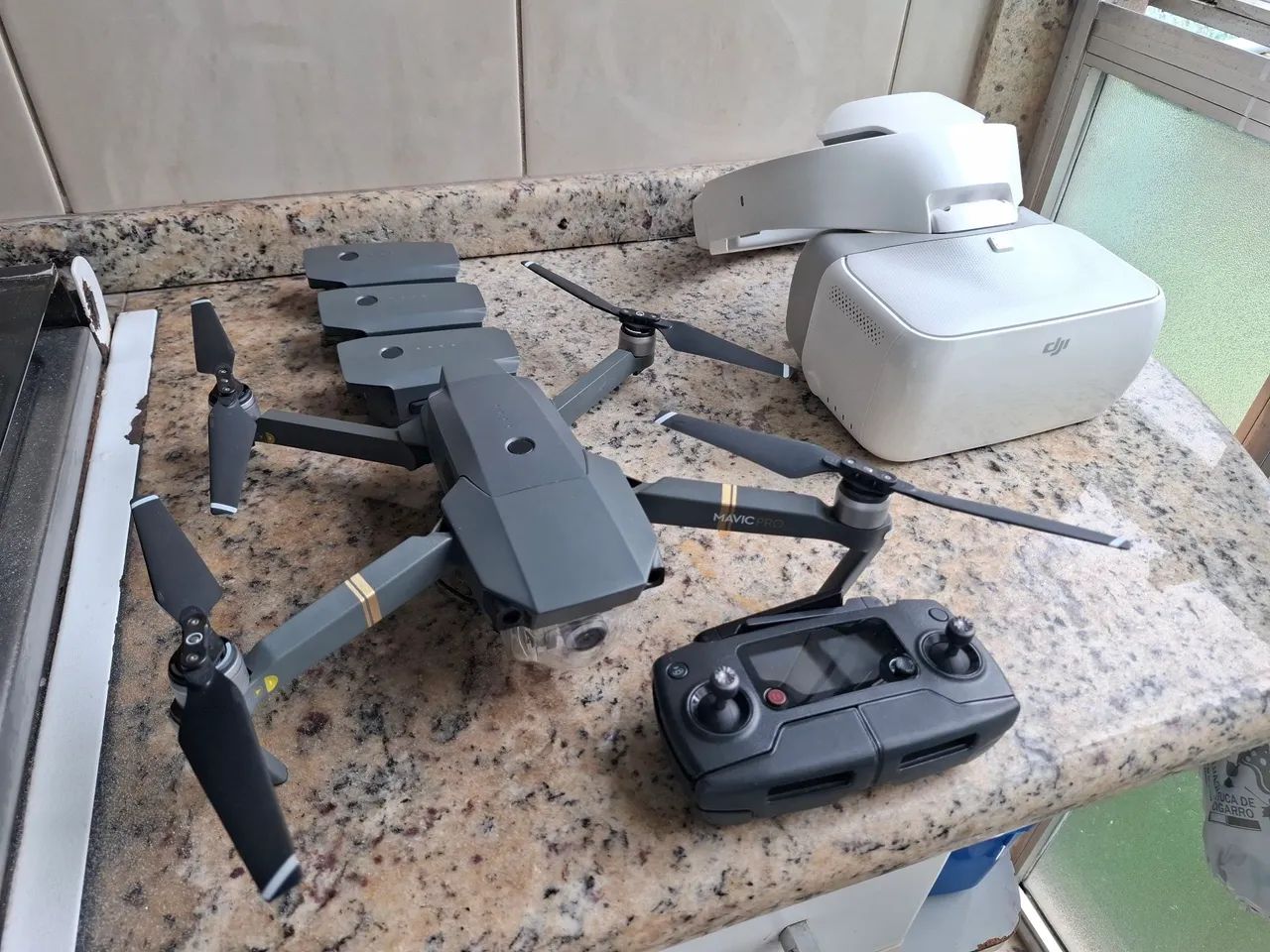 Drone DJI Mavic Pro Completo com Goggles - Oportunidade