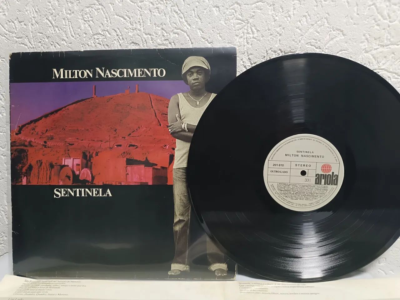 Milton Nascimento sentinela lp - Foto 4