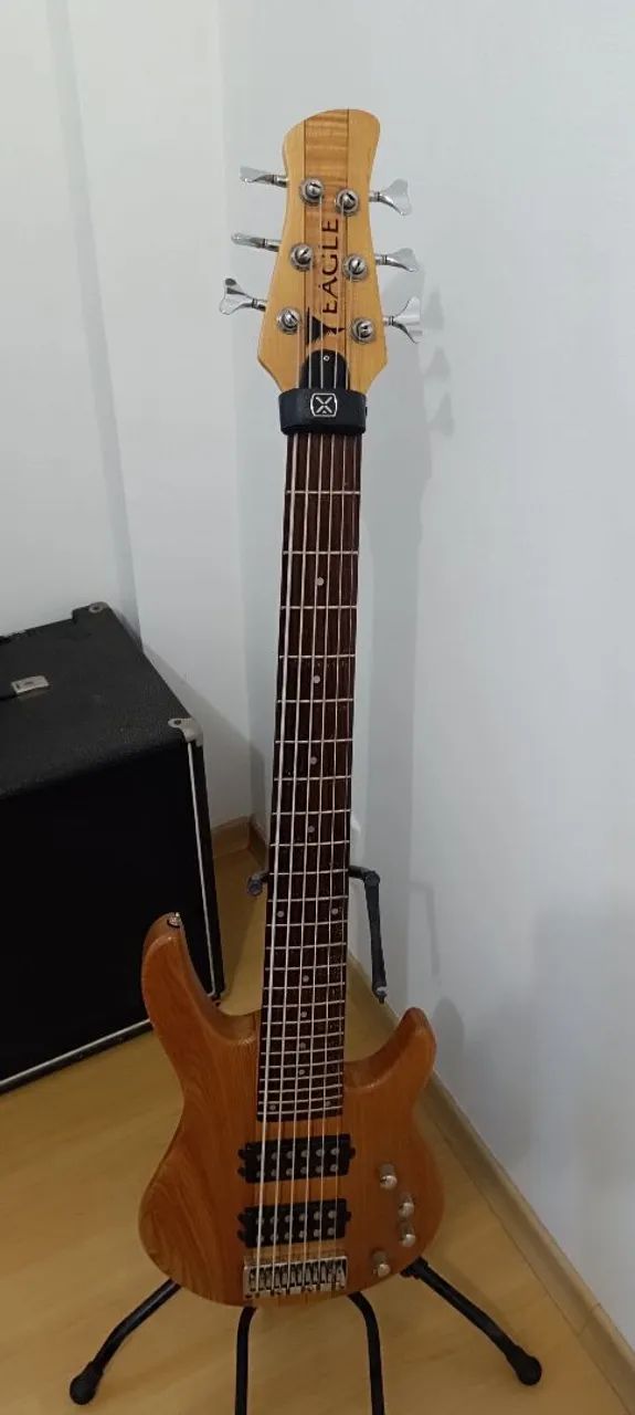 Baixo Eagle e Cubo Ampeg 