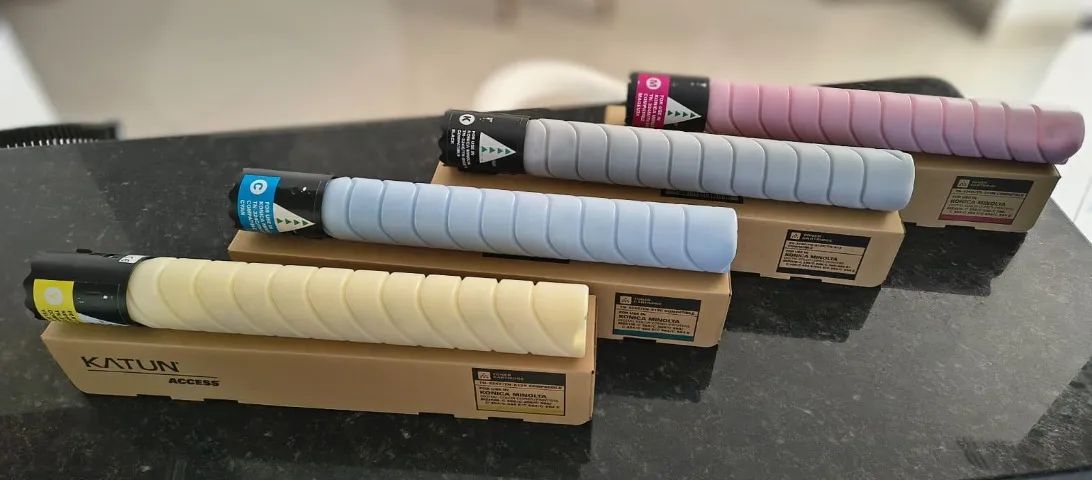 Kit de toners CMYK (paralelo) da marca Katun.  - Foto 2