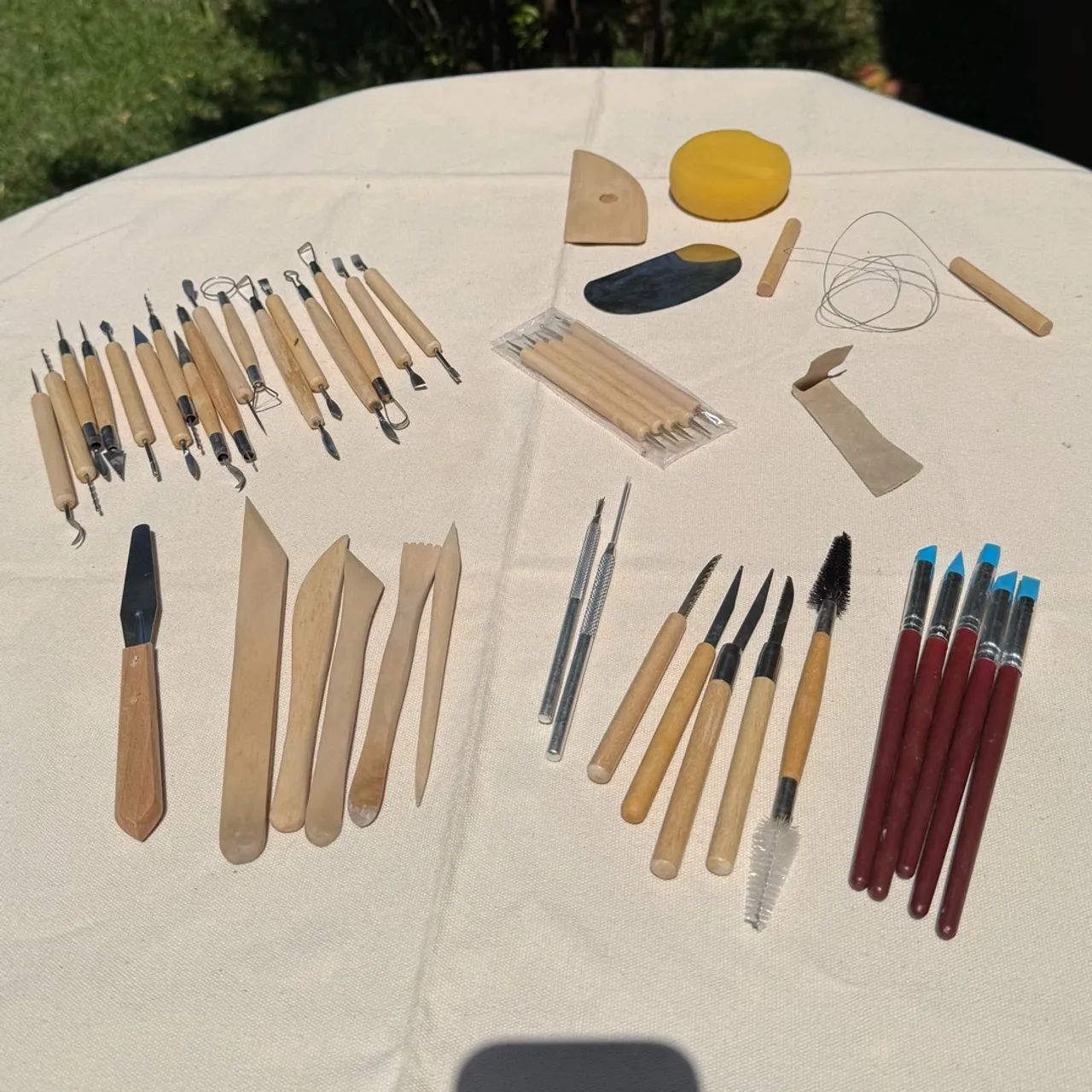 Kit ferramentas para cerâmica