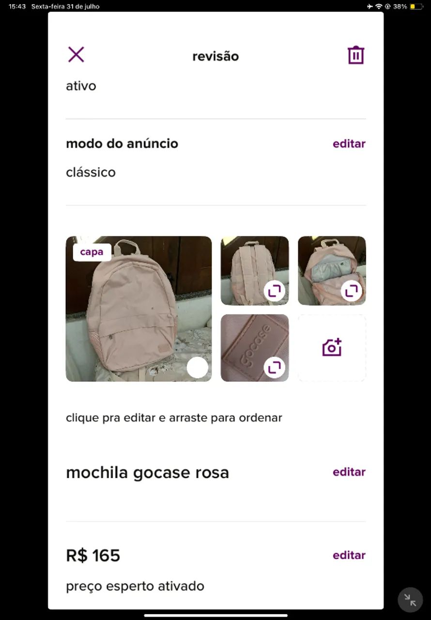 Bolsa Gocase original 