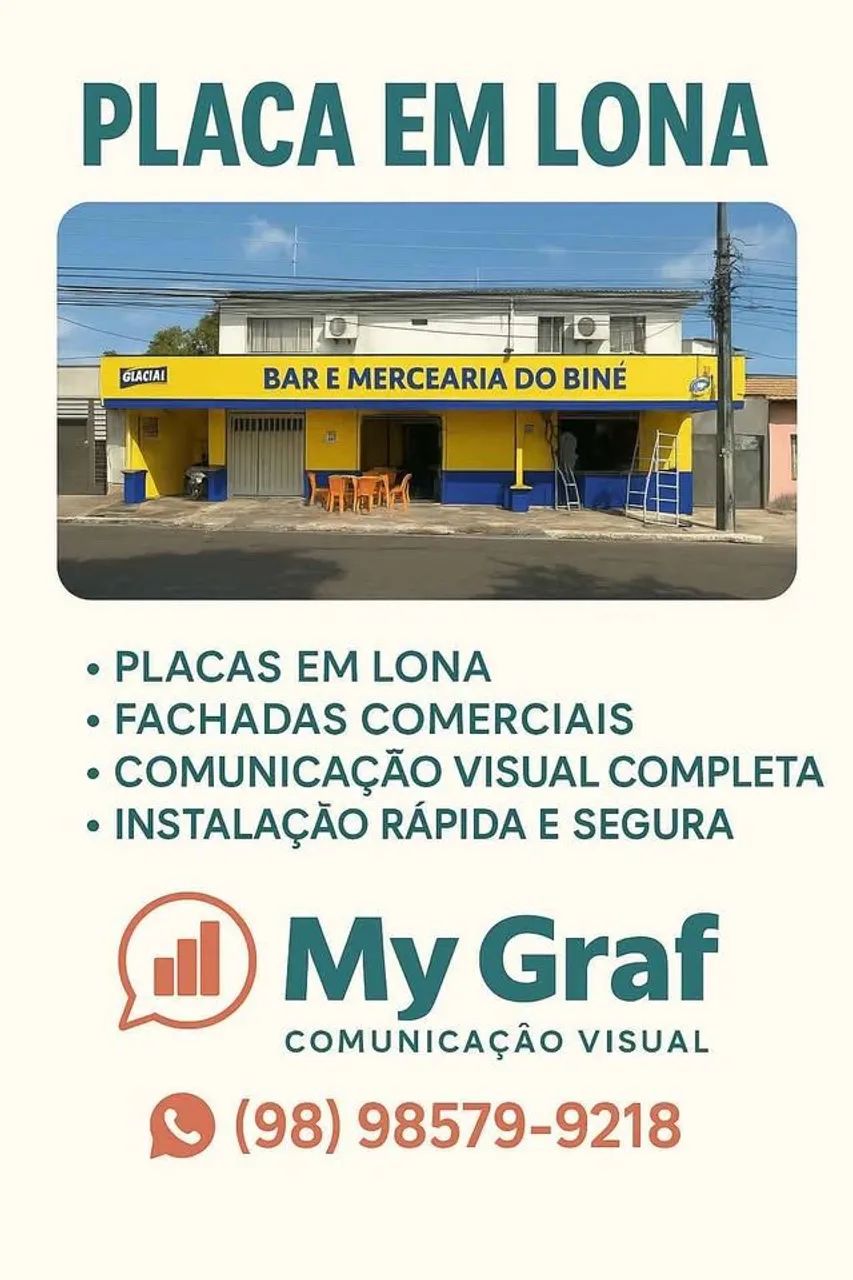 Placas em Lona Personalizadas - My Graf
