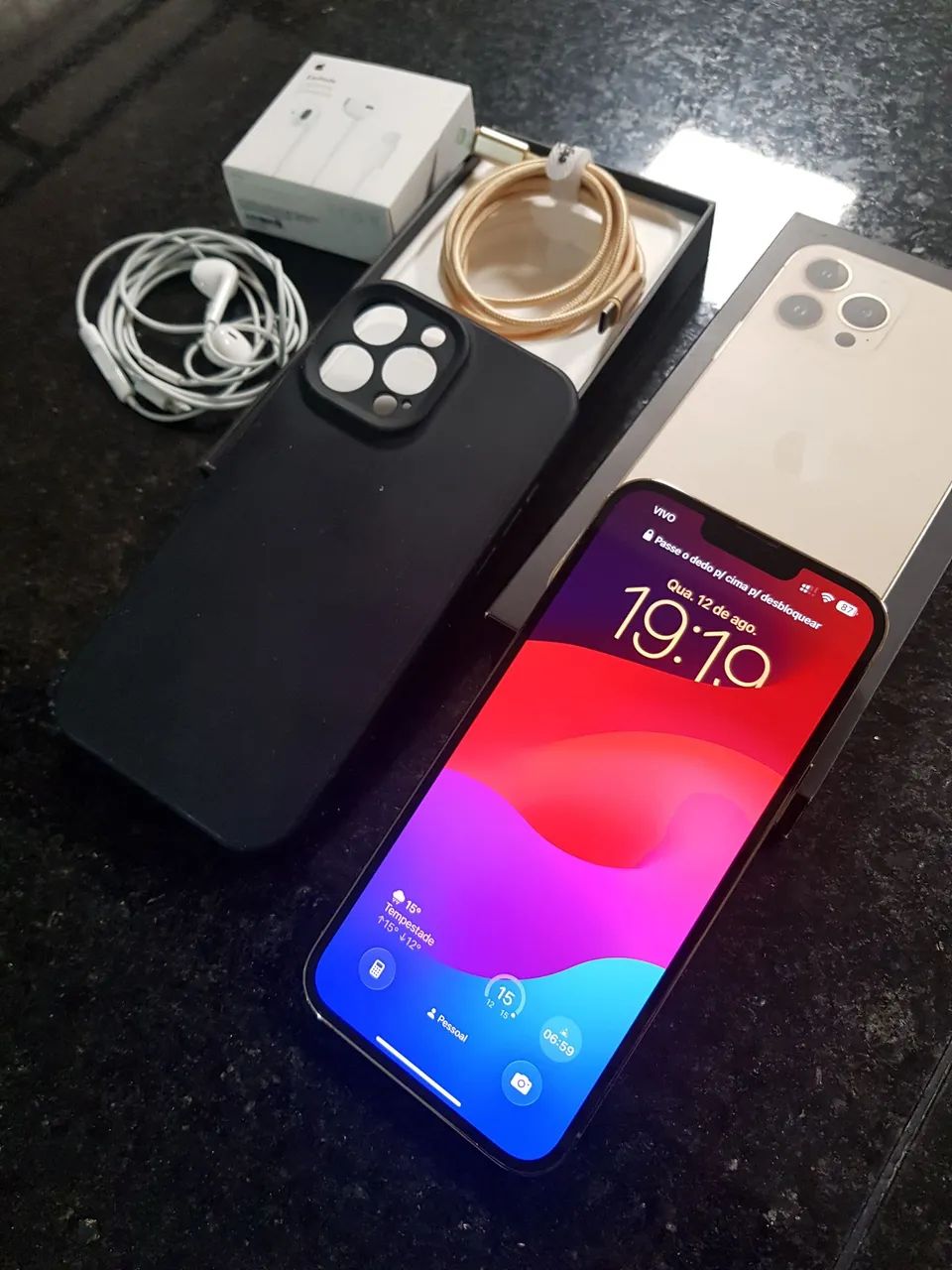 Iphone 13 Pro Max 1TB completo com caixa - Celulares e Smartphones