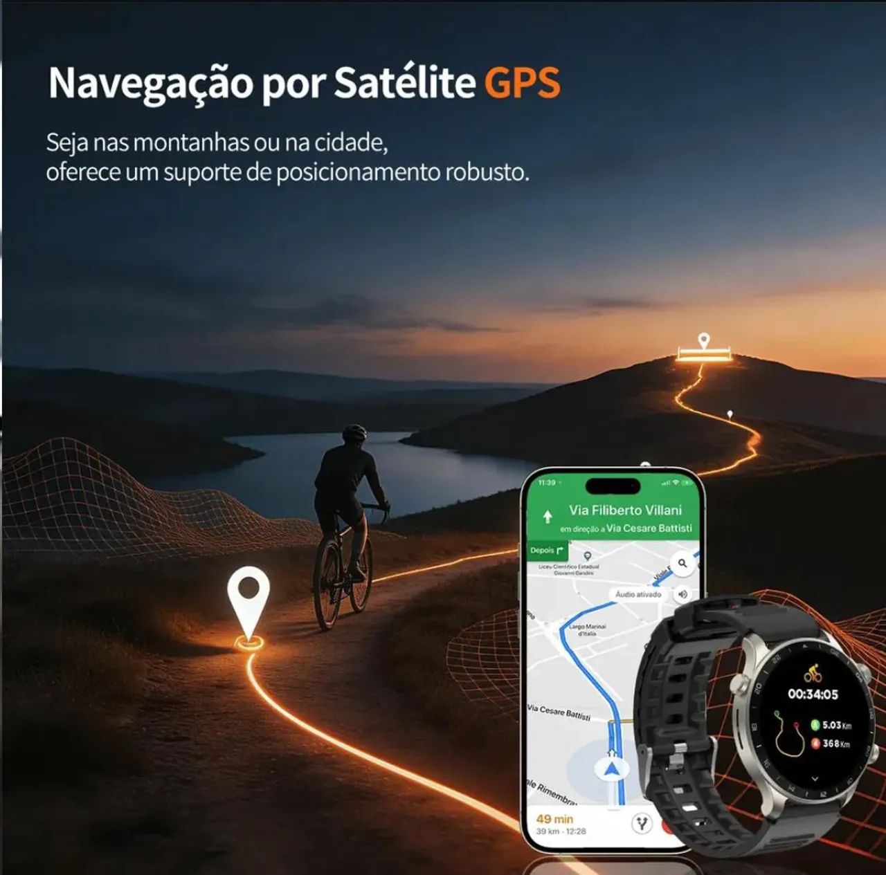 Smartwatch PEJE GERAÇÃO 13 - Foto 4