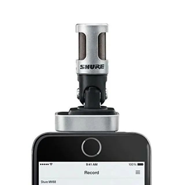 microfone shure mv88 lightning - Foto 2