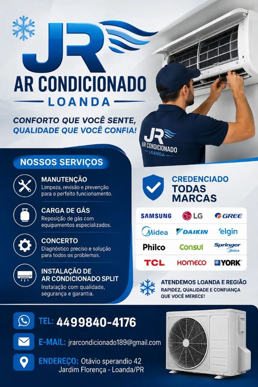 Instalação de ar condicionado 