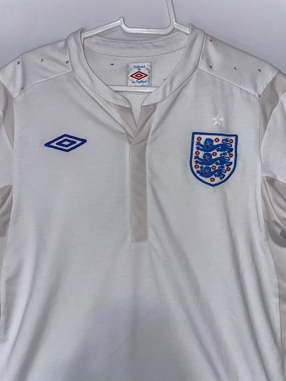 Camisa de futebol da seleção da Inglaterra umbro - Foto 2