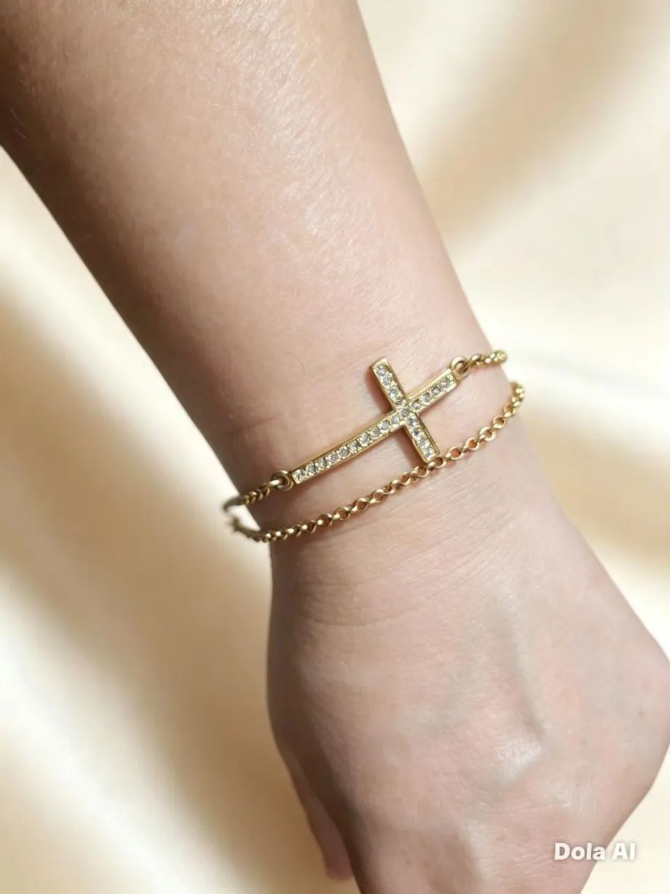 Pulseira banhada a ouro  - Foto 4