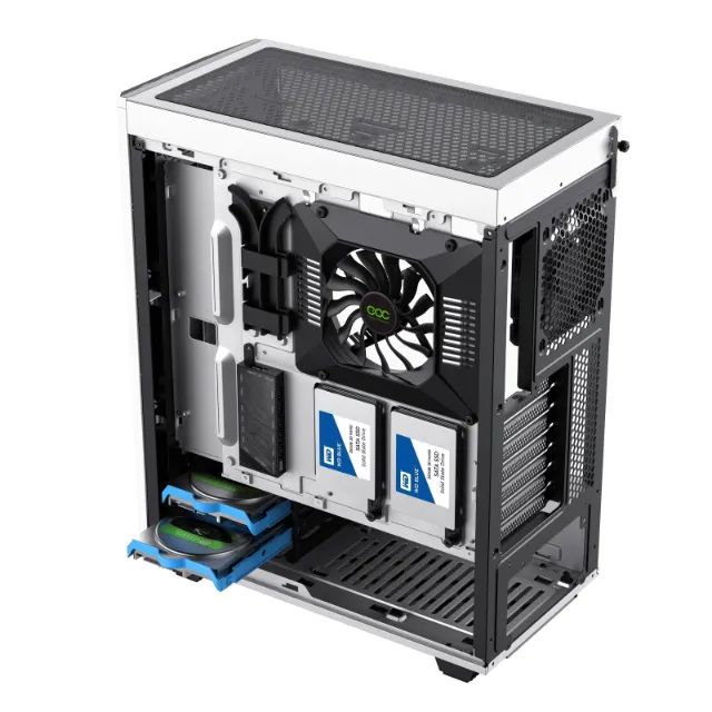 Gabinete Gamer Branco Gamemax Precision White COC (E-ATX) - Foto 3