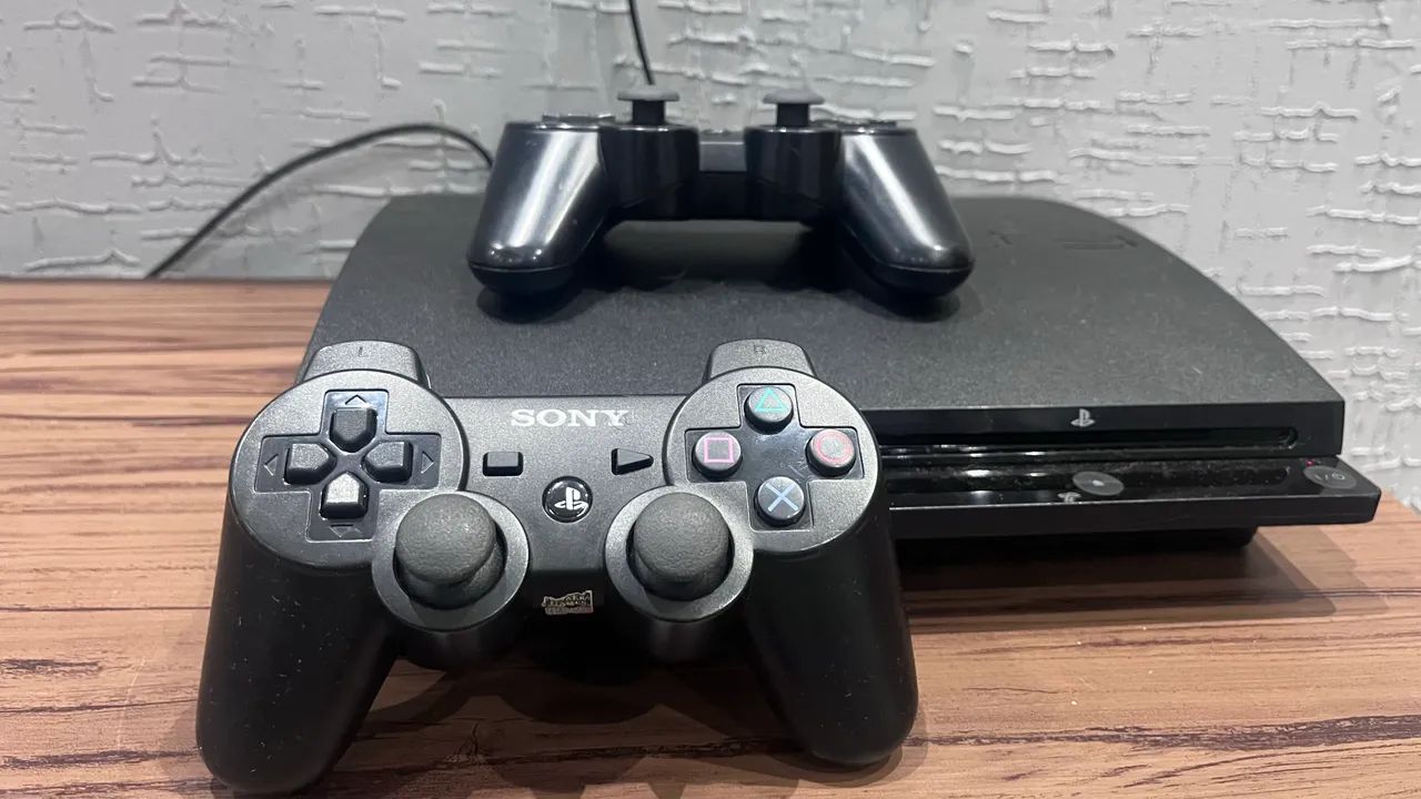 Playstation 3 destravado com hen e 2 controles - Foto 4