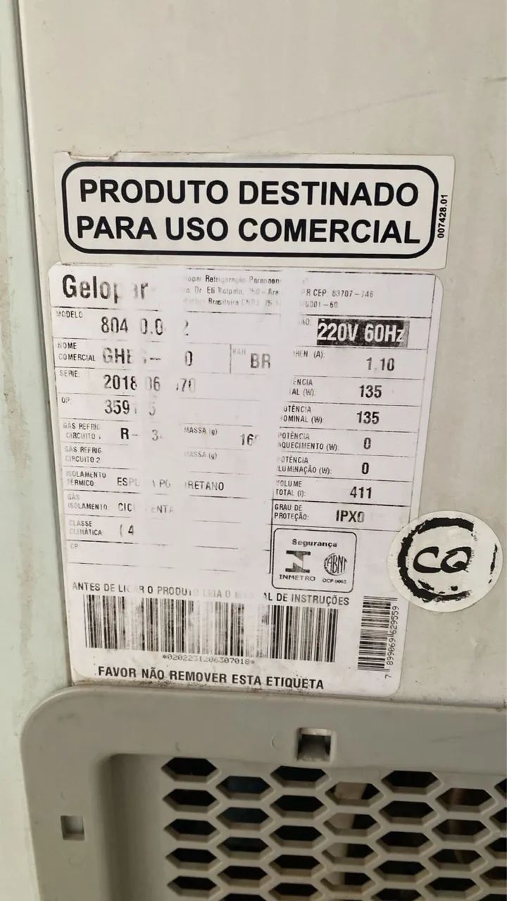 Freezer - Geladeiras e Freezers - Jardim Europa I e II, Anápolis