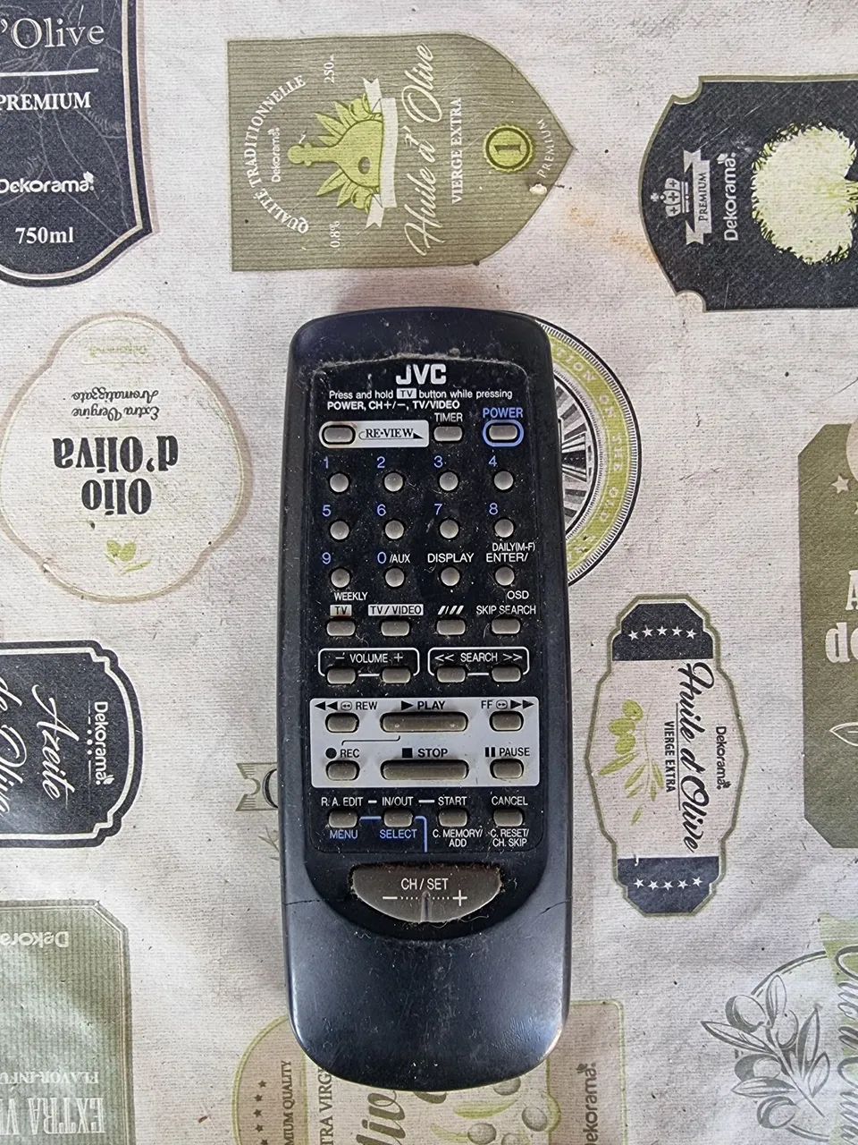 Controle VCR JVC