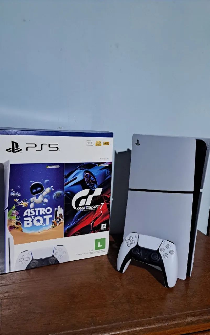Playstation 5 slim com leitor de disco 1T - Foto 2