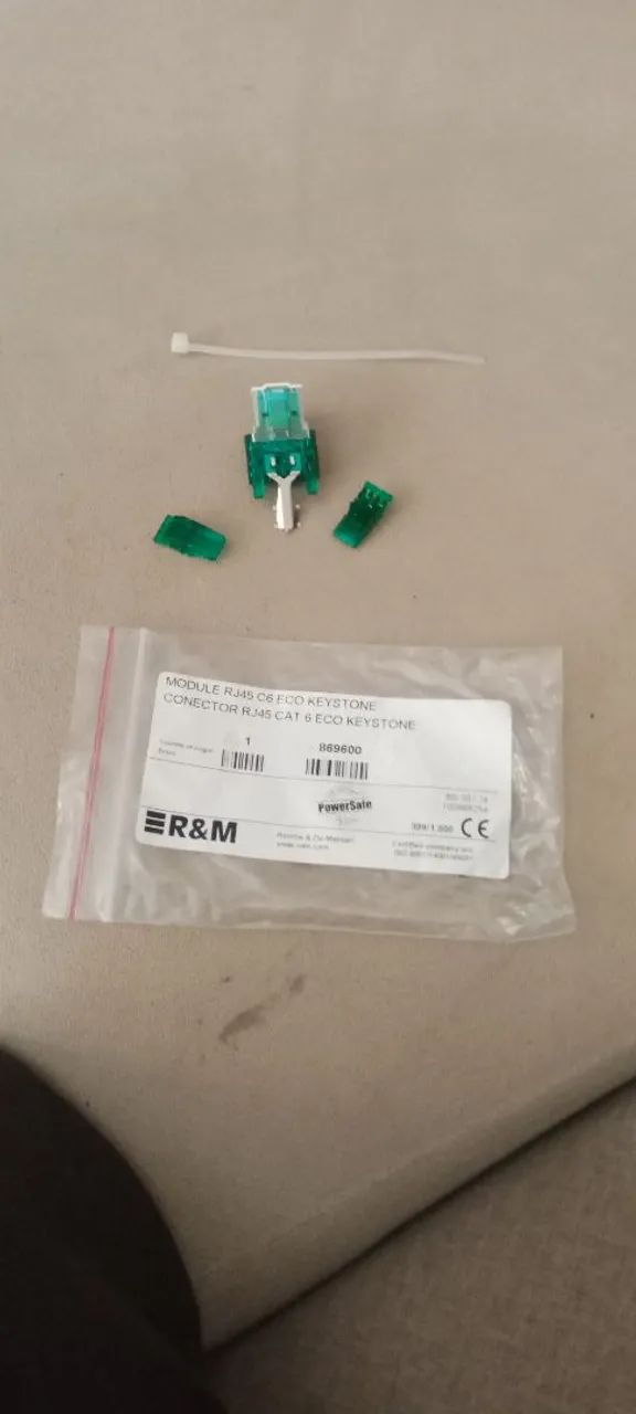 CONECTOR ECO KEYSTONE RJ45 CAT6  - Foto 2