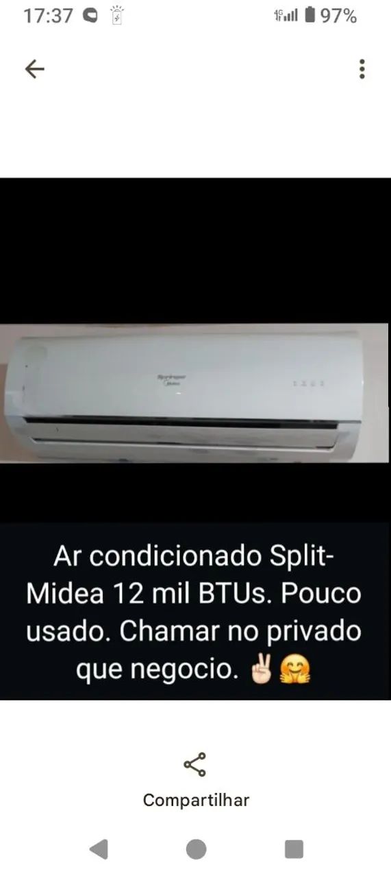 AR CONDICIONADO 12 BTUS