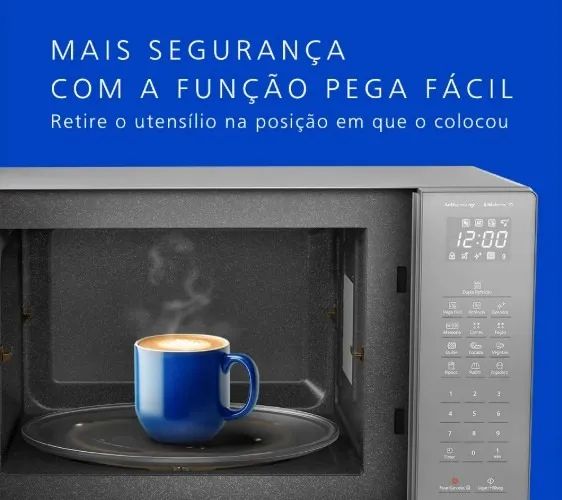 Microondas Panasonic 34L ST67L Inox - NOVO - Foto 3
