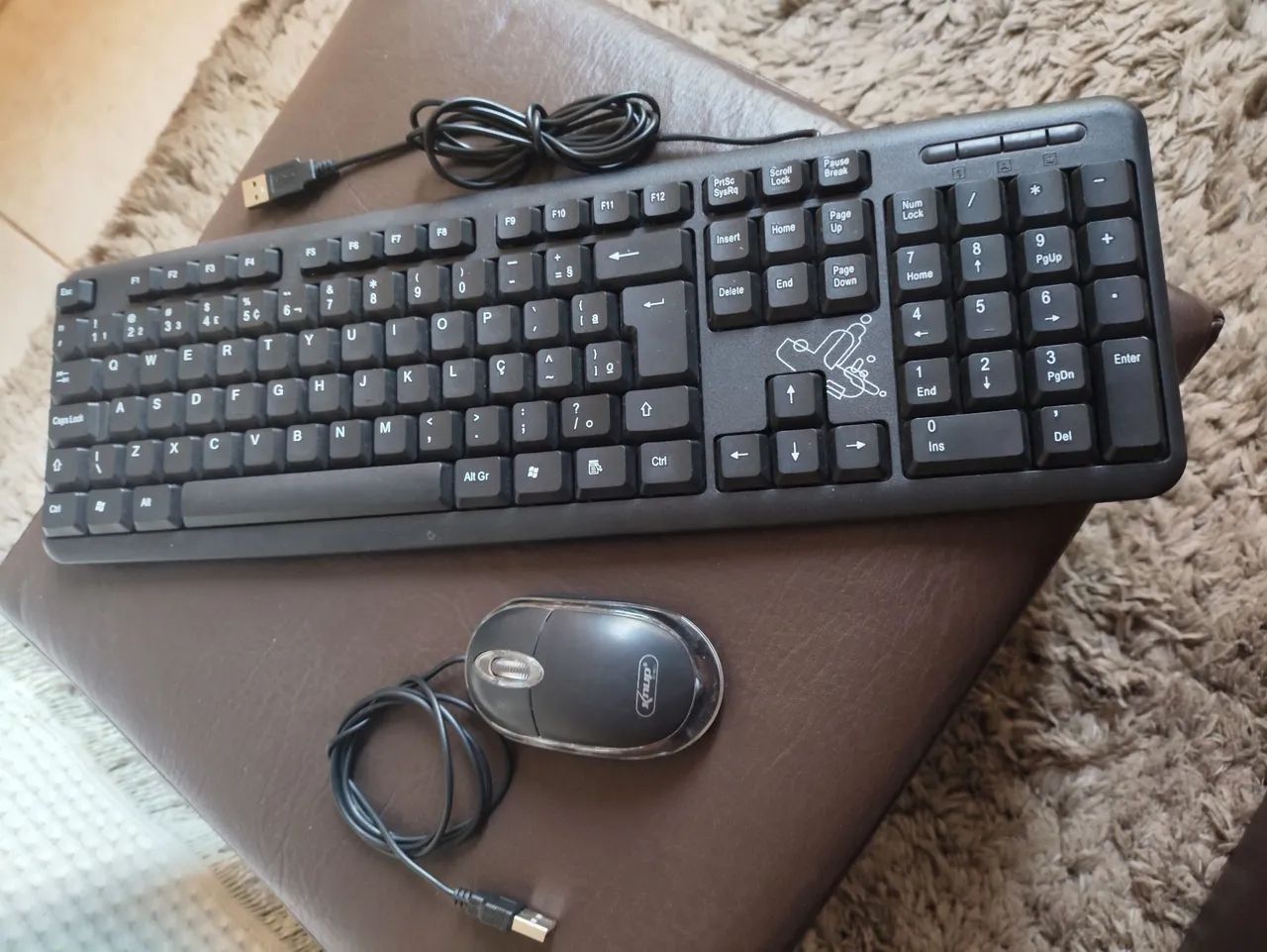 Teclado com mouse maxprint R$ 35,00 - Foto 2