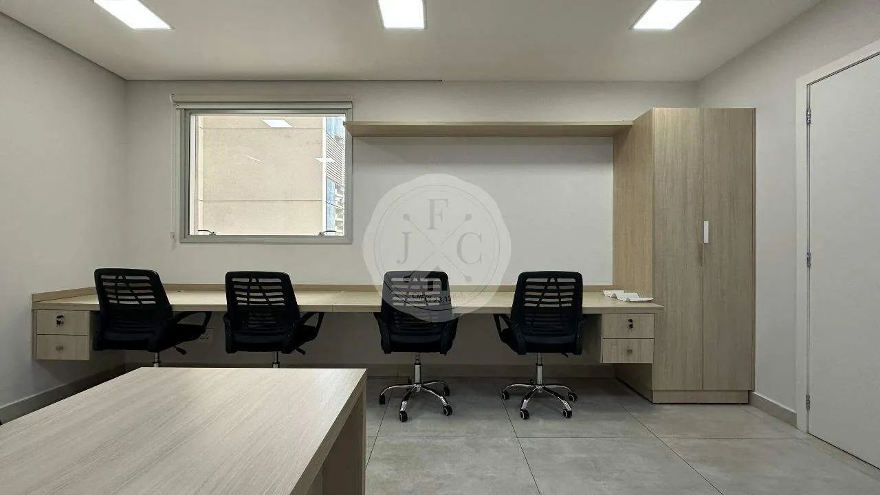 Sala Comercial Mobiliada, 57m² - Ribeirânia - Foto 5