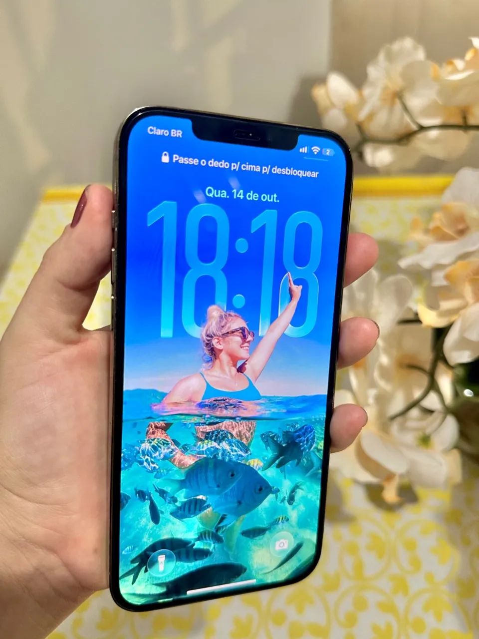 iPhone 12 Pro Max dourado - Foto 2