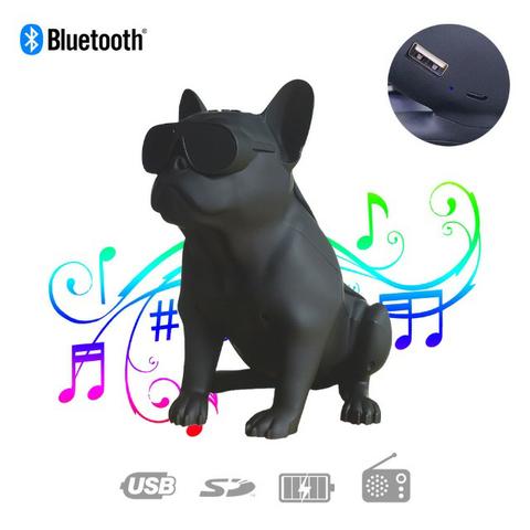 Caixa de Som Bluetooth Z13 Bulldog Francês Cachorro Portátil 10w Fm