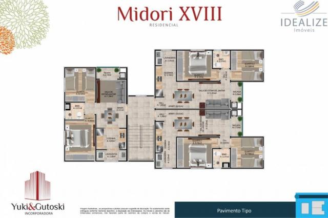 Apartamento à venda com 2 dormitórios em Afonso pena, São josé dos pinhais cod:2060496 - Foto 14