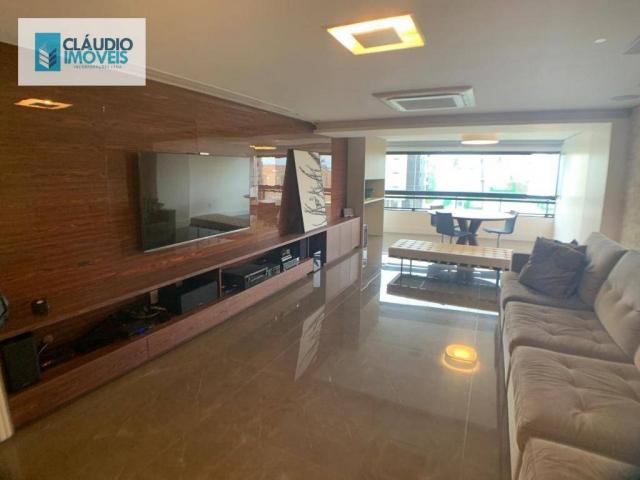 Apartamento com 4 dormitórios à venda, 203 m² por r$ 1.600.000 - jatiúca - maceió/al - Foto 3