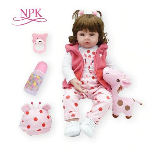 Boneca Bebê Reborn Dolls 47cm - Entrega Grátis