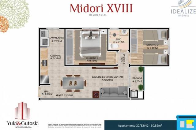 Apartamento à venda com 2 dormitórios em Afonso pena, São josé dos pinhais cod:2060496 - Foto 16