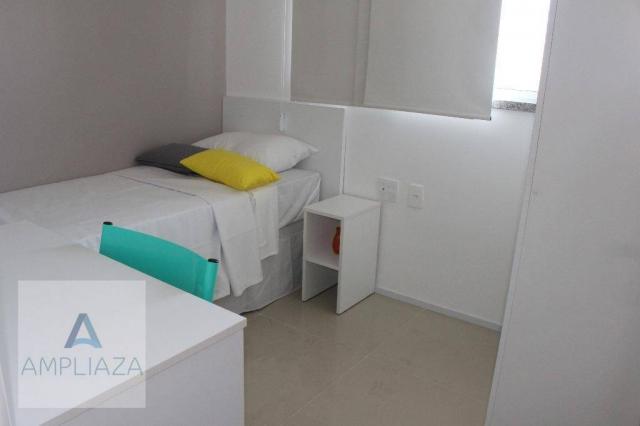 Apartamento com 2 dormitórios à venda, 54 m² por r$ 420.000 - guararapes - fortaleza/ce - Foto 10