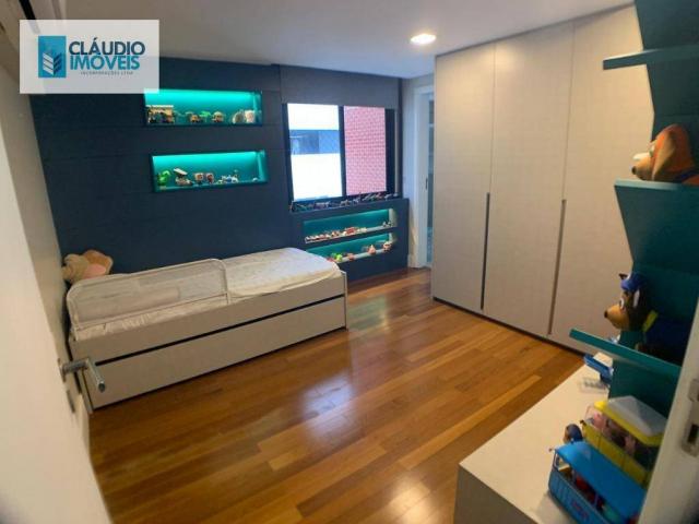 Apartamento com 4 dormitórios à venda, 203 m² por r$ 1.600.000 - jatiúca - maceió/al - Foto 11
