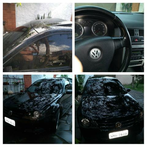 Golf Sportline 1.6 2011 top de linha airbag teto solar Banco couro roda de liga leve ABS - Foto 3