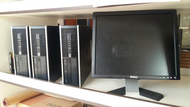 Pc hp amd + monitor 19 polegadas