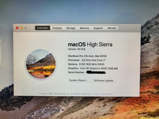 MacBook Pro 15" Ago 2012 - Foto 3