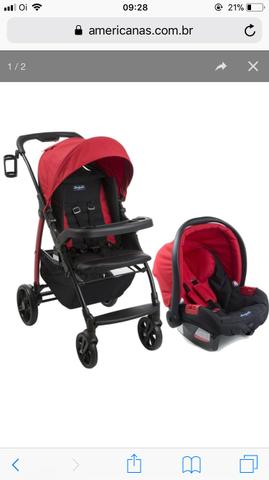 Carrinho de bebê e bebê conforto - Foto 4