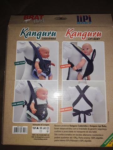 Canguru para carregar bebê e lençol com fronha pra berço - Foto 3