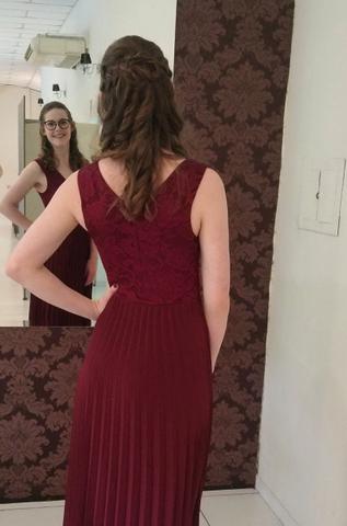 olx vestido de madrinha marsala