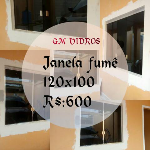 Janelas fumê r$600